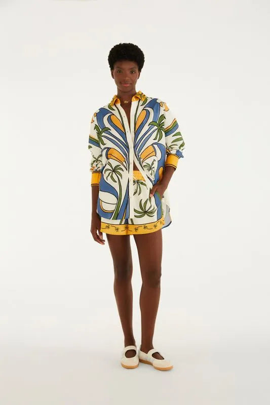 Conjunto Estampado Gráfico Tropical