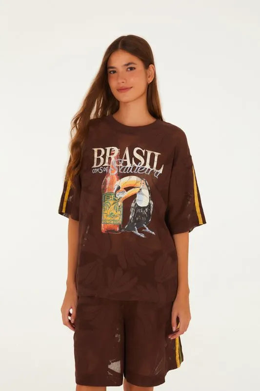 T-Shirt Renda Brasil Saideira