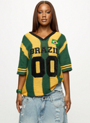 Camisa Oversized Tricot Brasileirice