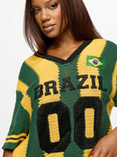 Camisa Oversized Tricot Brasileirice