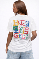 Blusa Brasil colors 10 unidades, atacado
